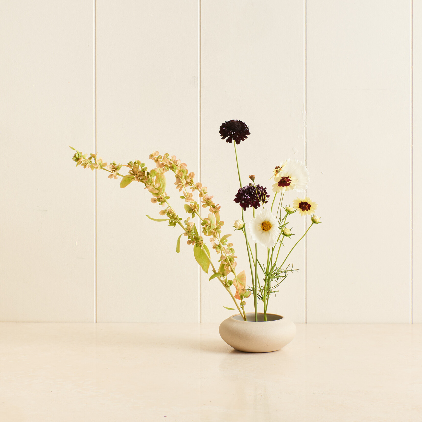 Ceramic Ikebana Vase Three Bales Home Supply LLC