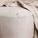 Linen Fitted Sheet - Blush