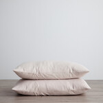 Linen Pillowcase Set - blush