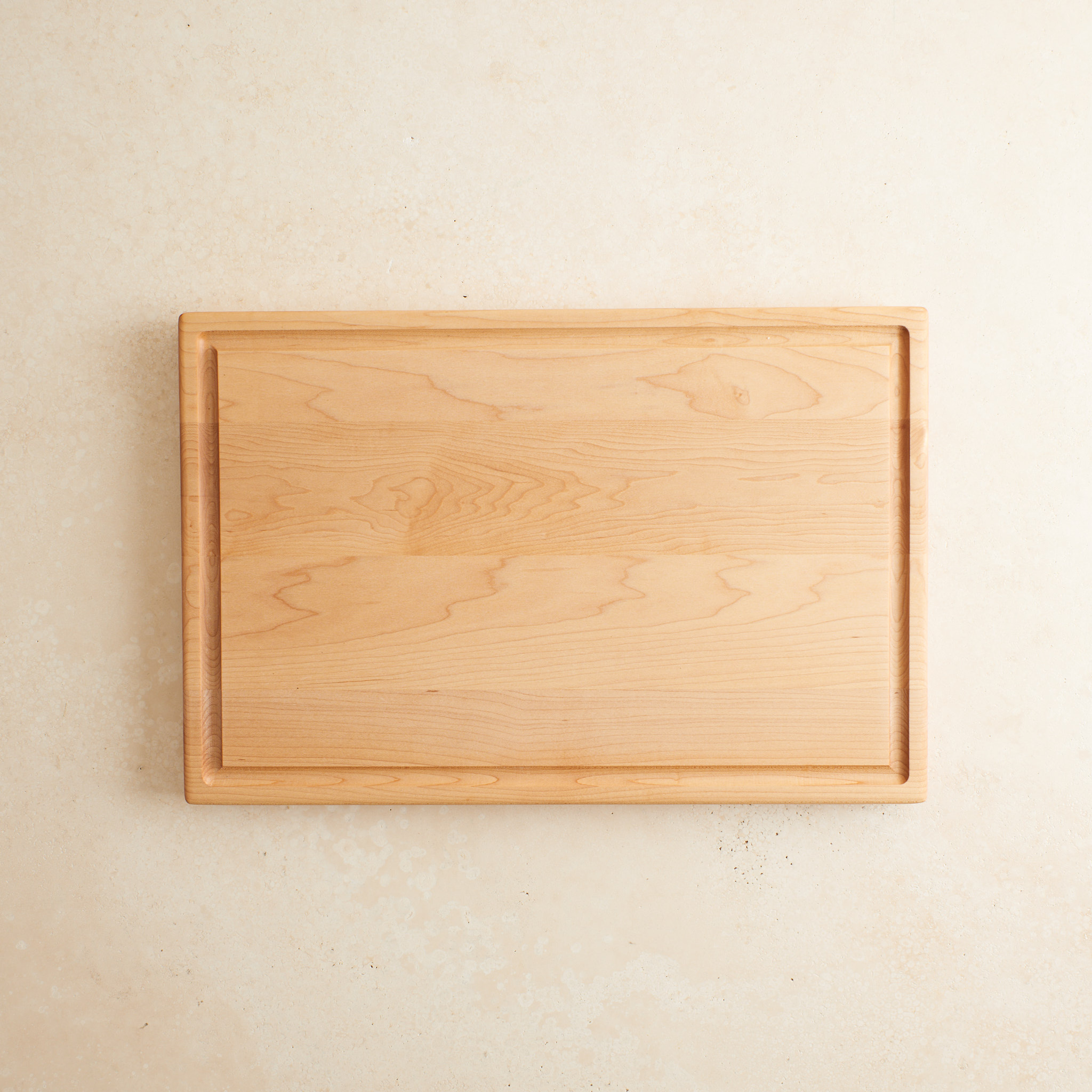 Maple Cutting Board with groove Three Bales Home Supply LLC