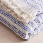 Irish Wool Blanket - indigo