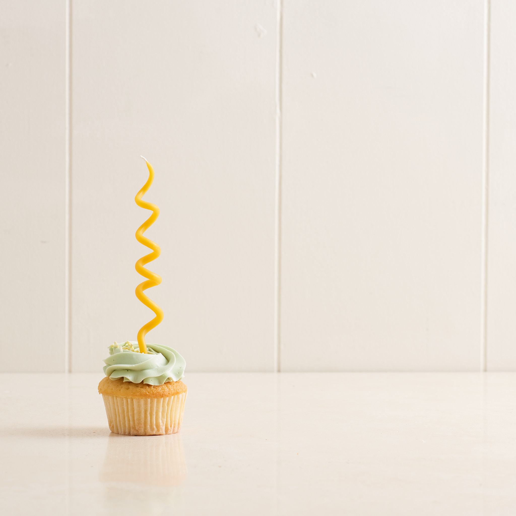 Beeswax birthday twirl candle - Three Bales Home Supply