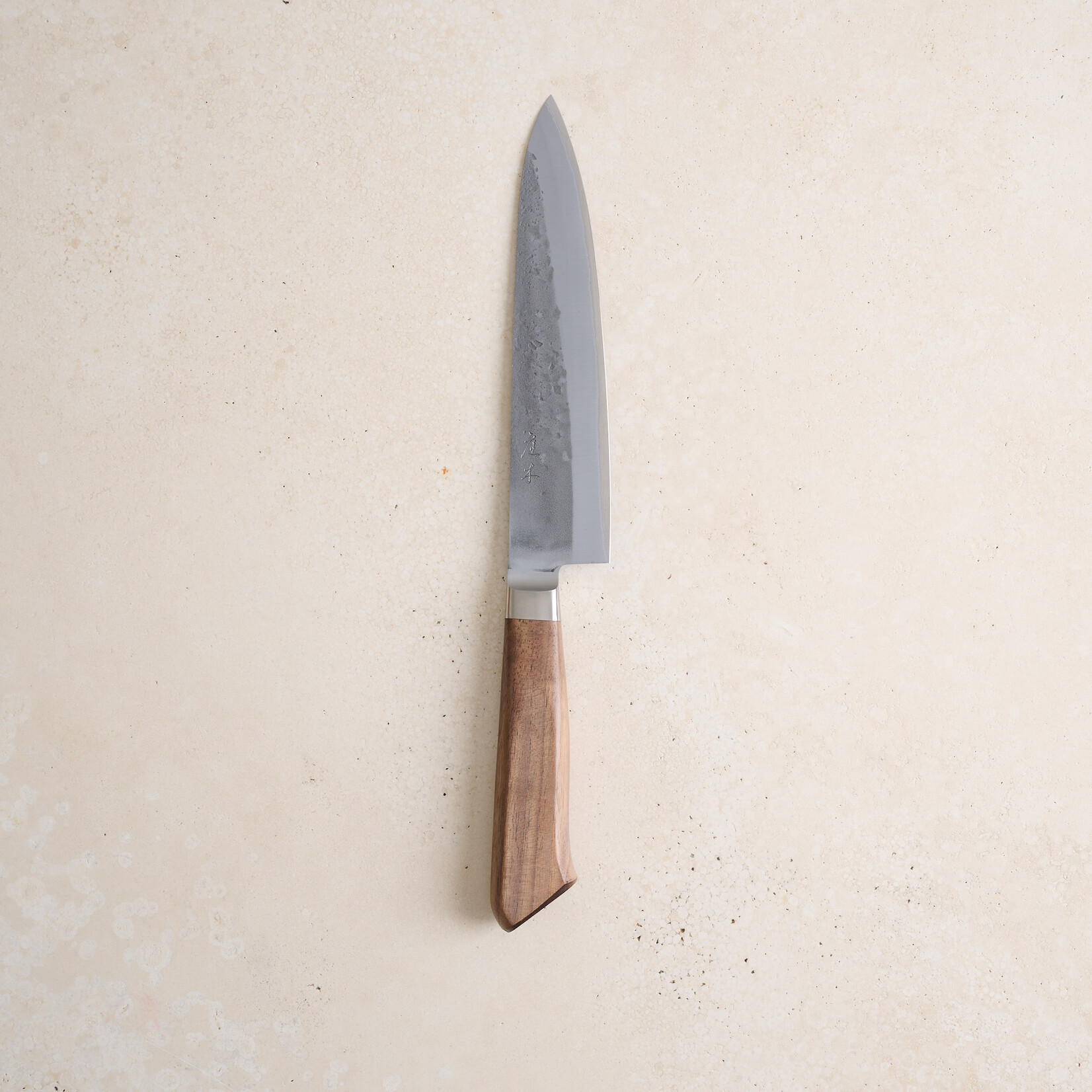 Japanese Western style Carbon Steel Kitchen Knife - mini gyuto 180 mm