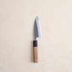 Japanese Style Carbon Kitchen Knife - ajikiri 105 mm