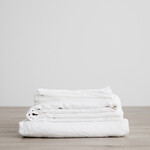 Linen Sheet Set with pillowcases - white