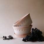Terracotta Low Noble Planter - blush 9.8 inches