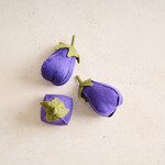 Felted Play Food - eggplant single