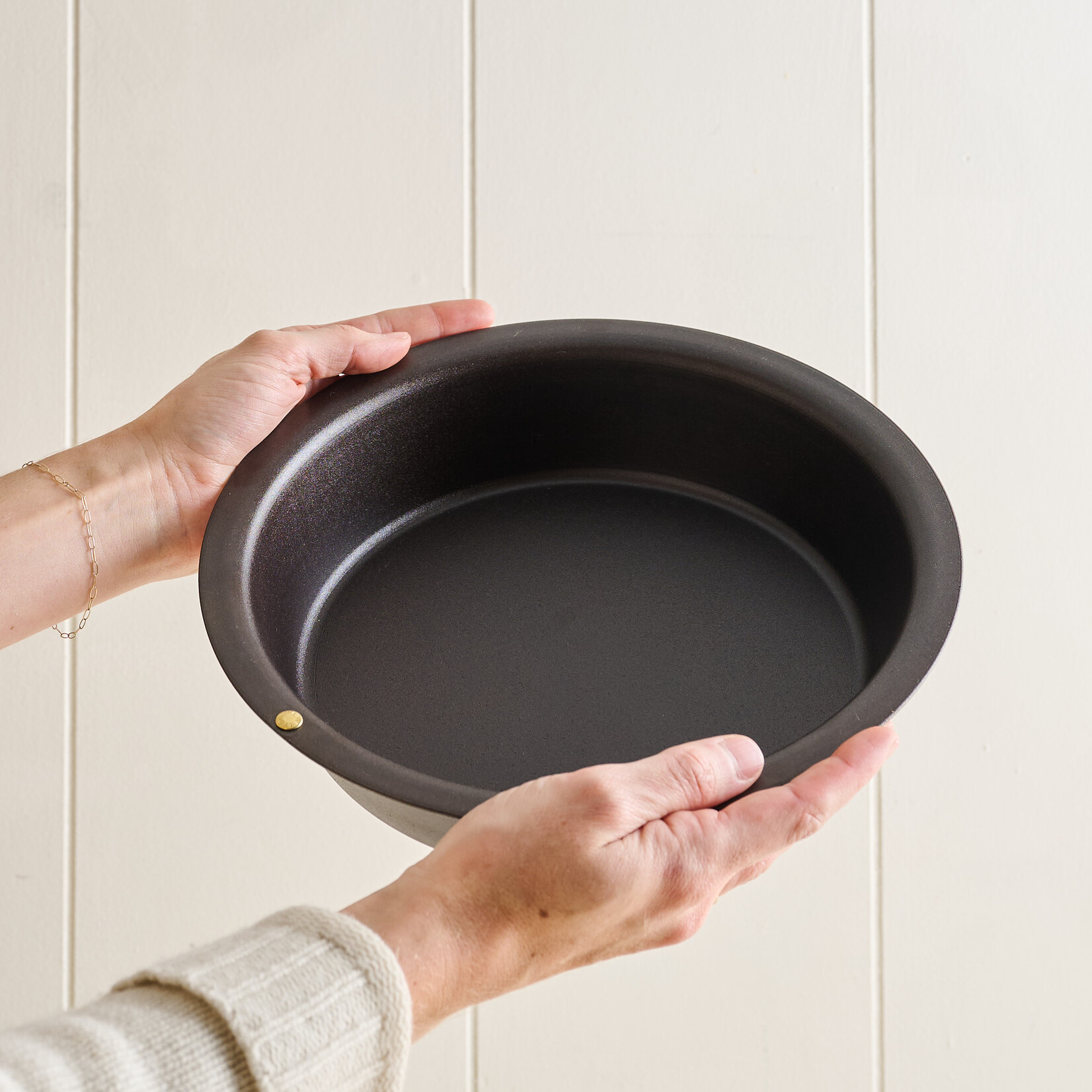 Hand-spun Iron Deep Pie Pan