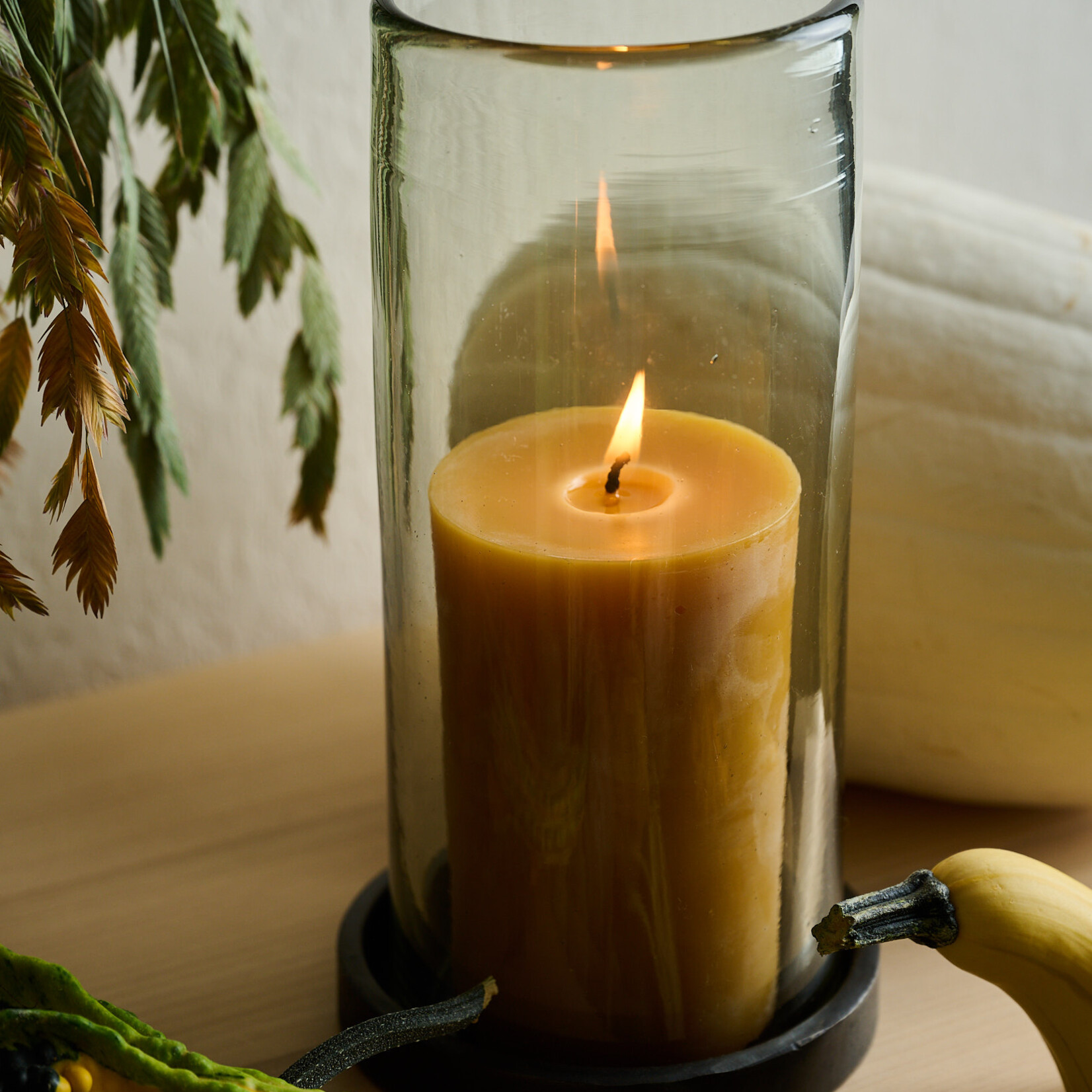 Handblown Hurricane Holder