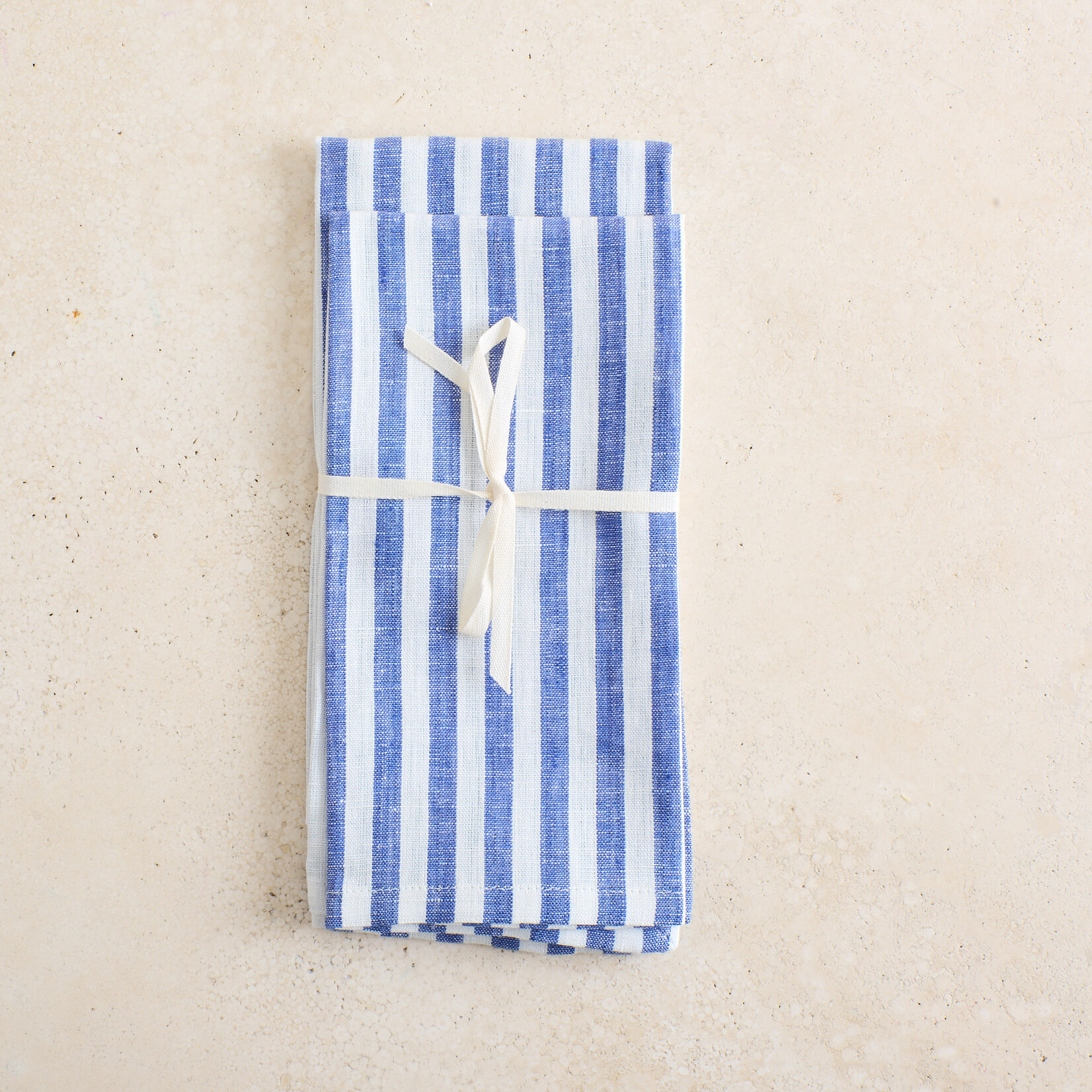 Striped Linen Napkin Set (2 qty)