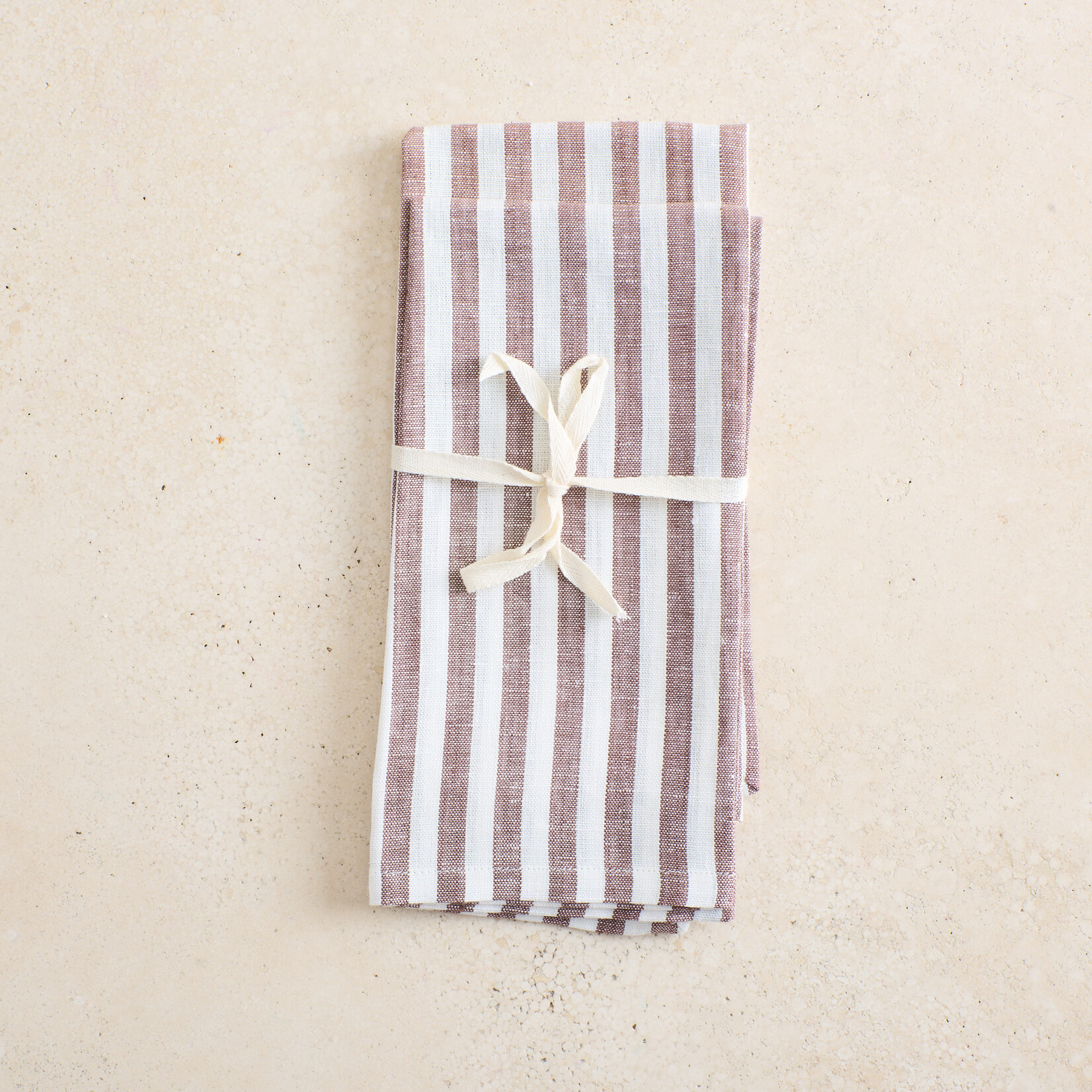 Striped Linen Napkin Set (2 qty)