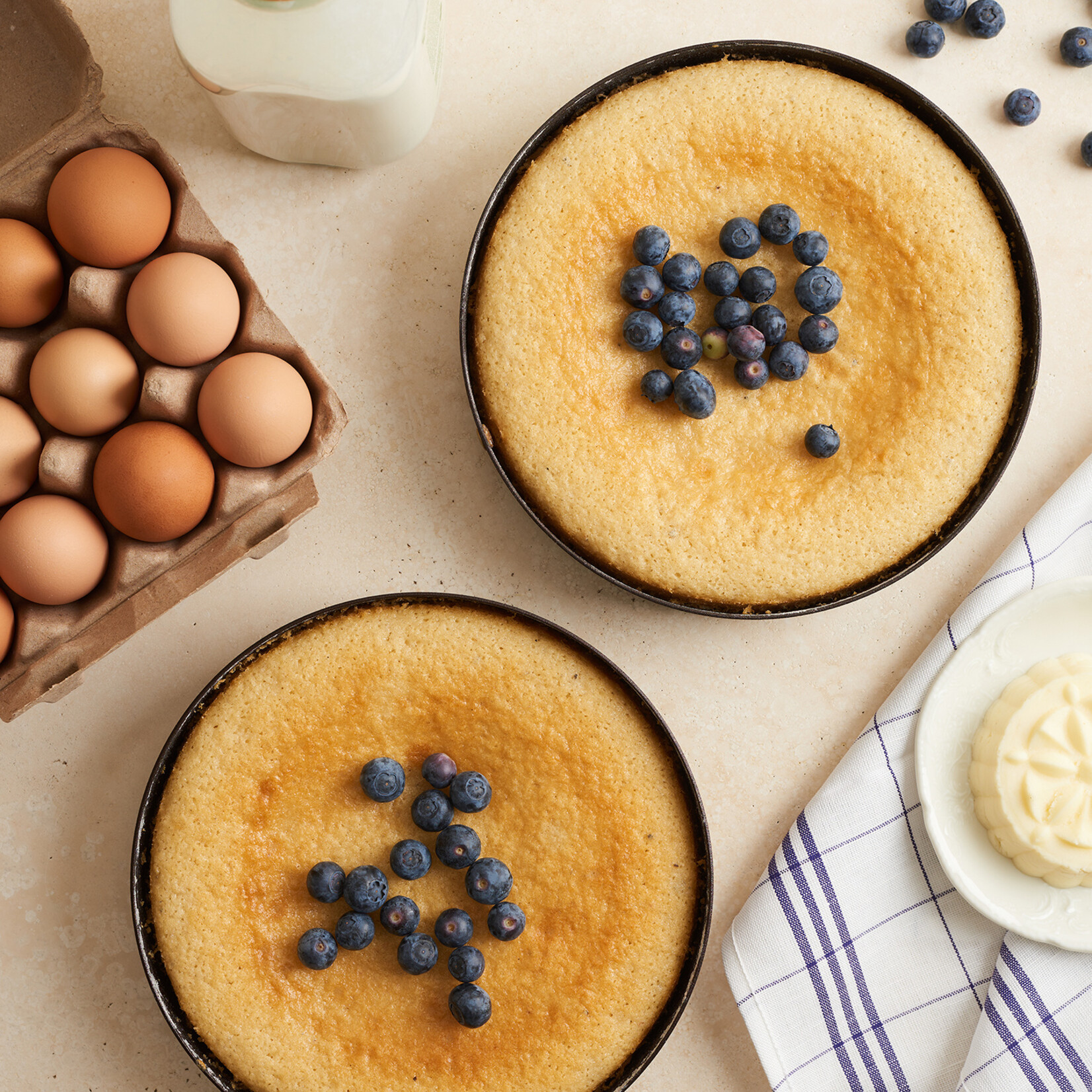 Iron Cake Pan - removable bottom