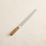 Japanese Kitchen Knife Chestnut Handle - bread