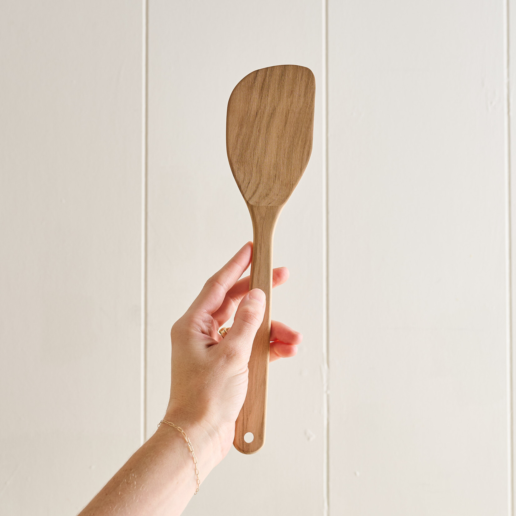 Wooden Mixing Bowl Spatula - long