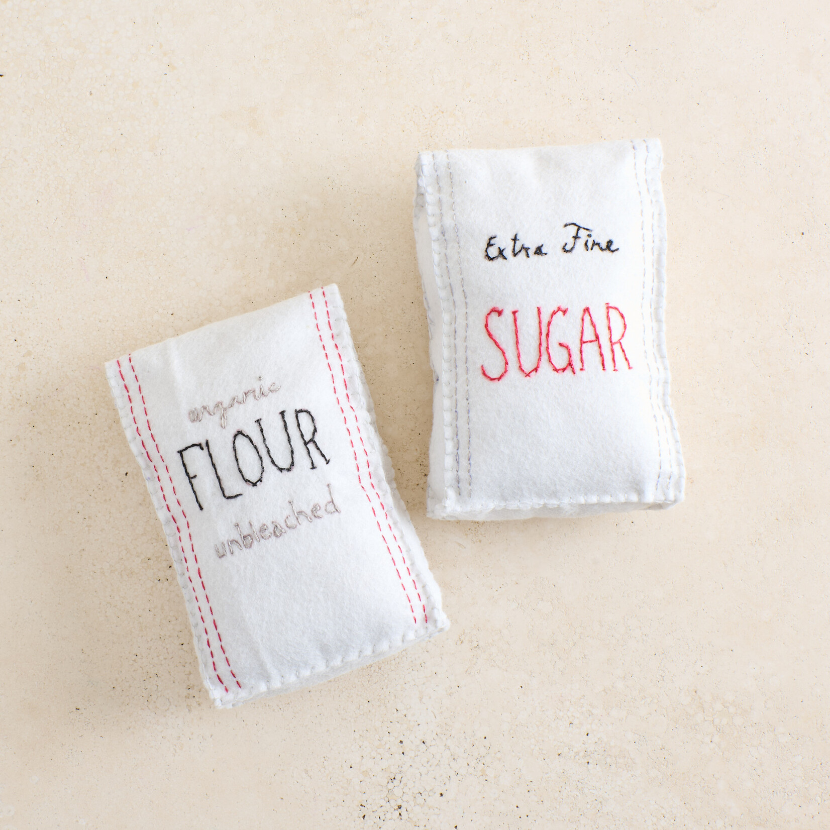 Felted Play Food - sugar bag