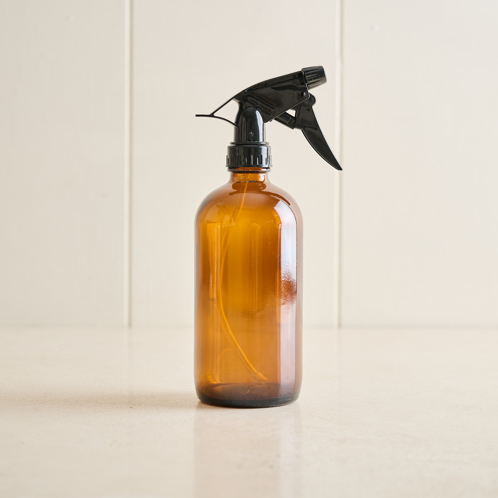 Empty Glass Spray Bottle - amber 16 oz