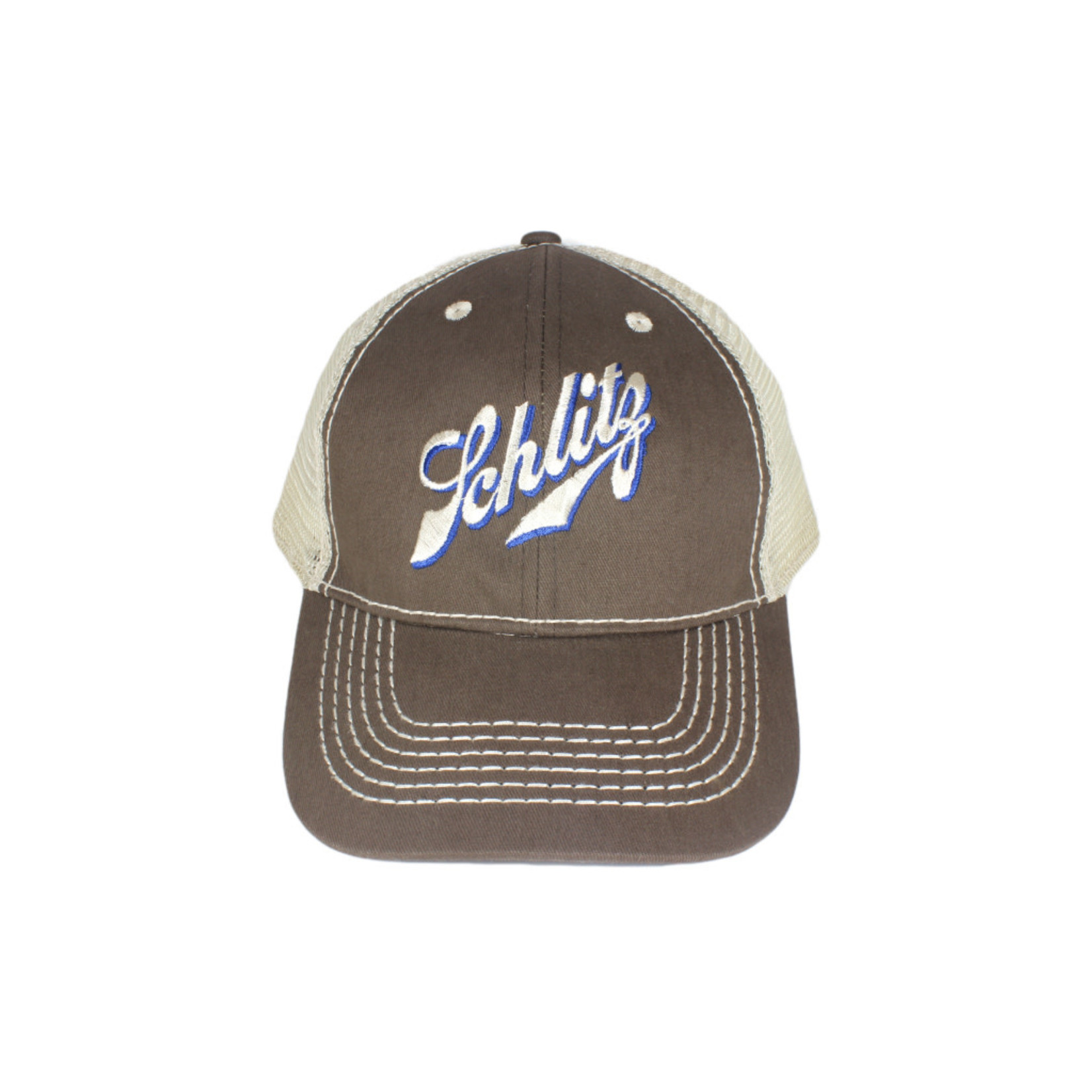 Schlitz Schlitz Brown Mesh Trucker Hat