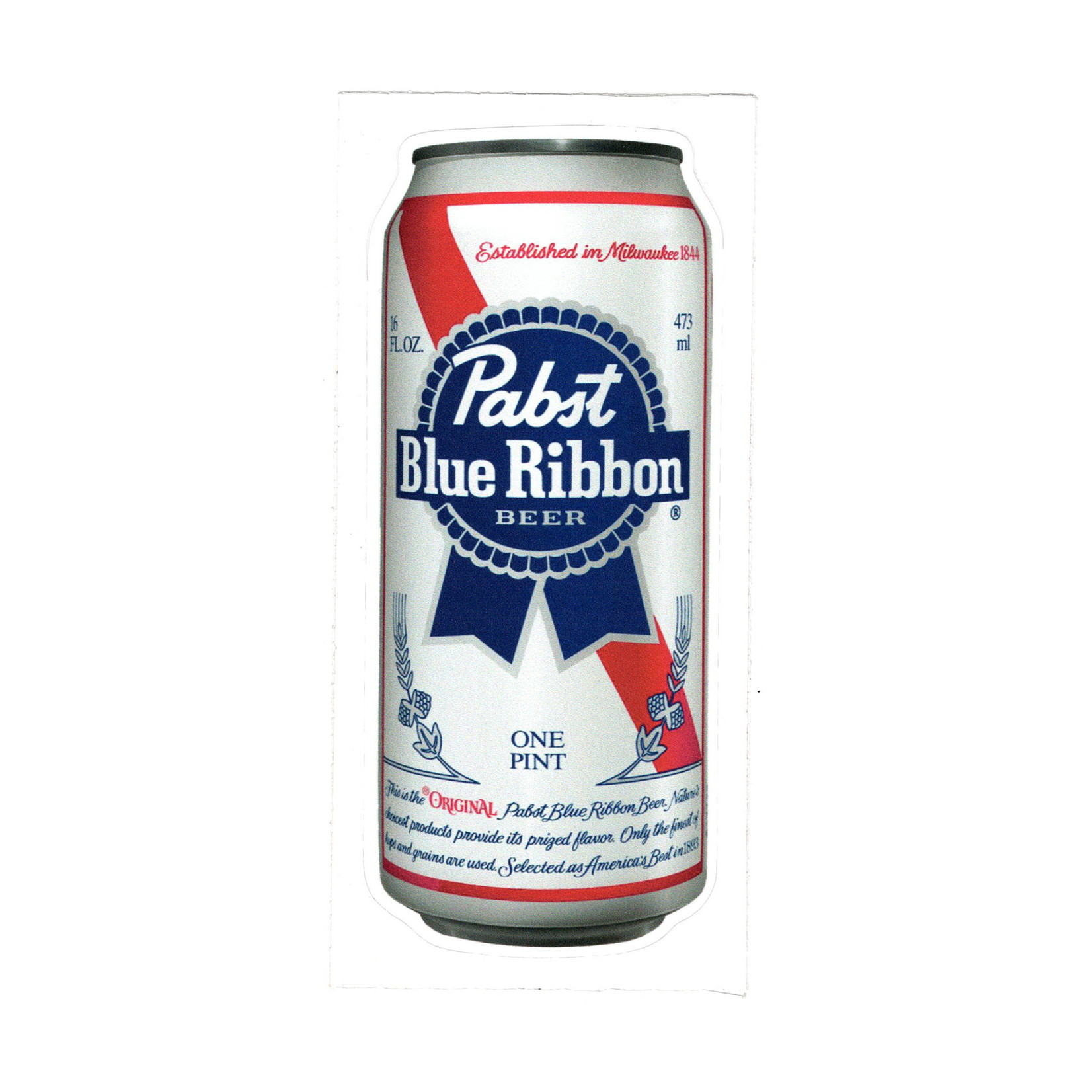 Pabst Pabst Can Sticker