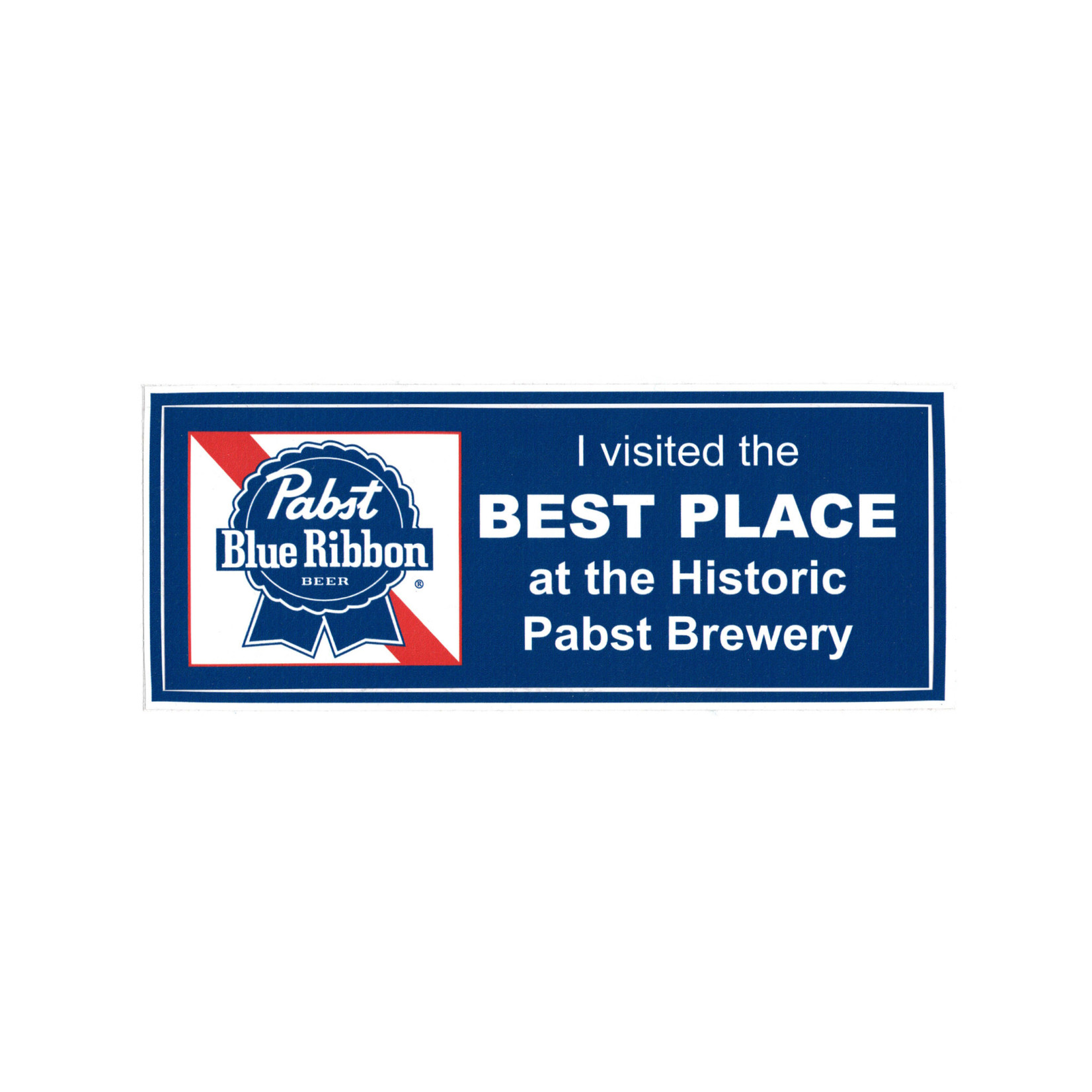 Pabst I Visited the Best Place Sticker