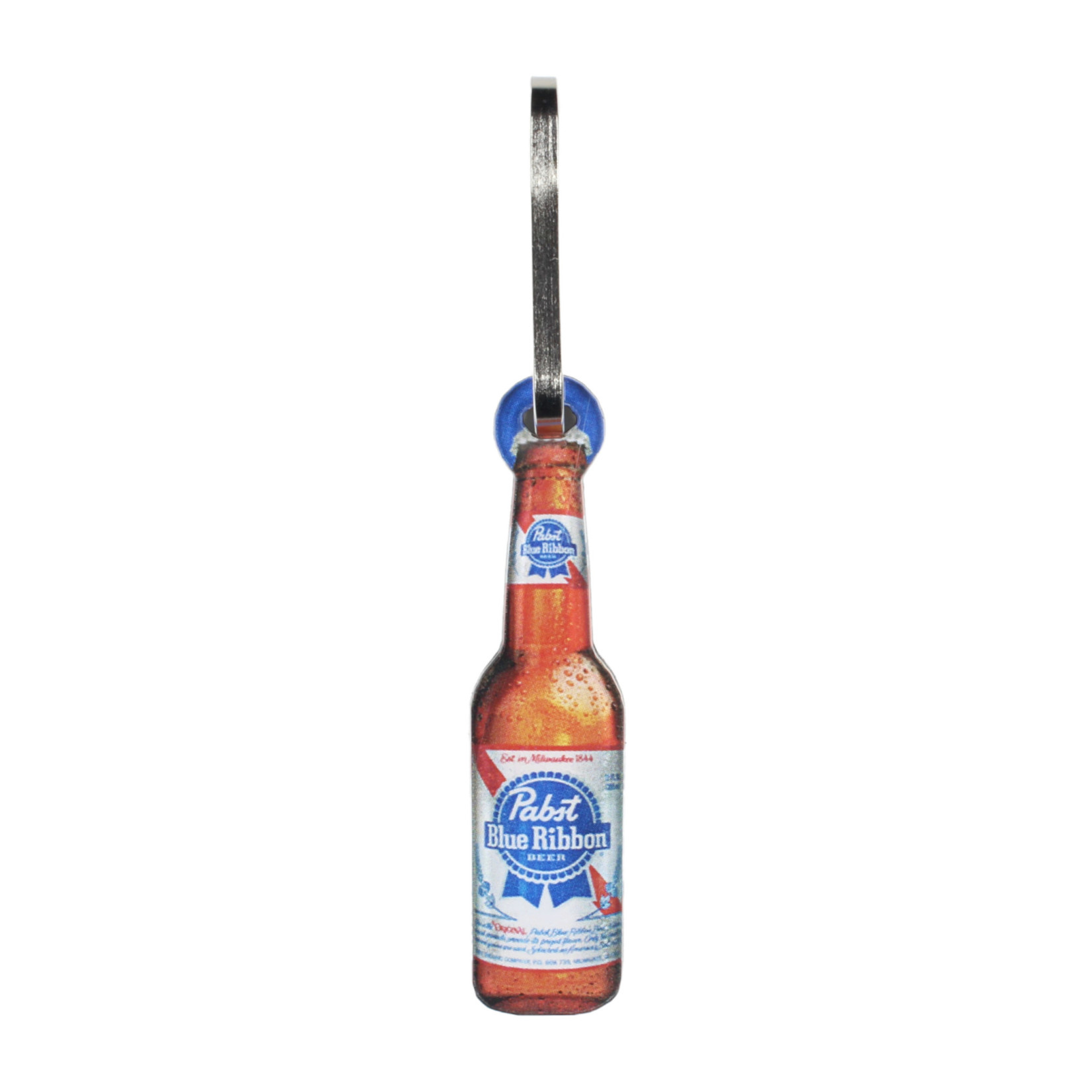 Pabst Pabst Acrylic  Bottle Zipper Pull
