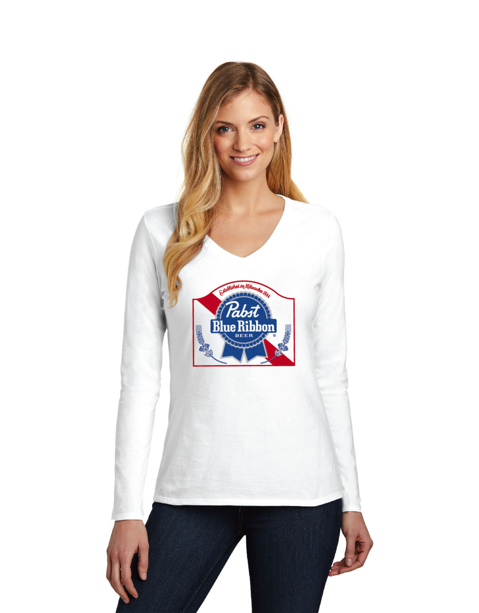 Banner Long Sleeve Tee – Pabst Blue Ribbon Store