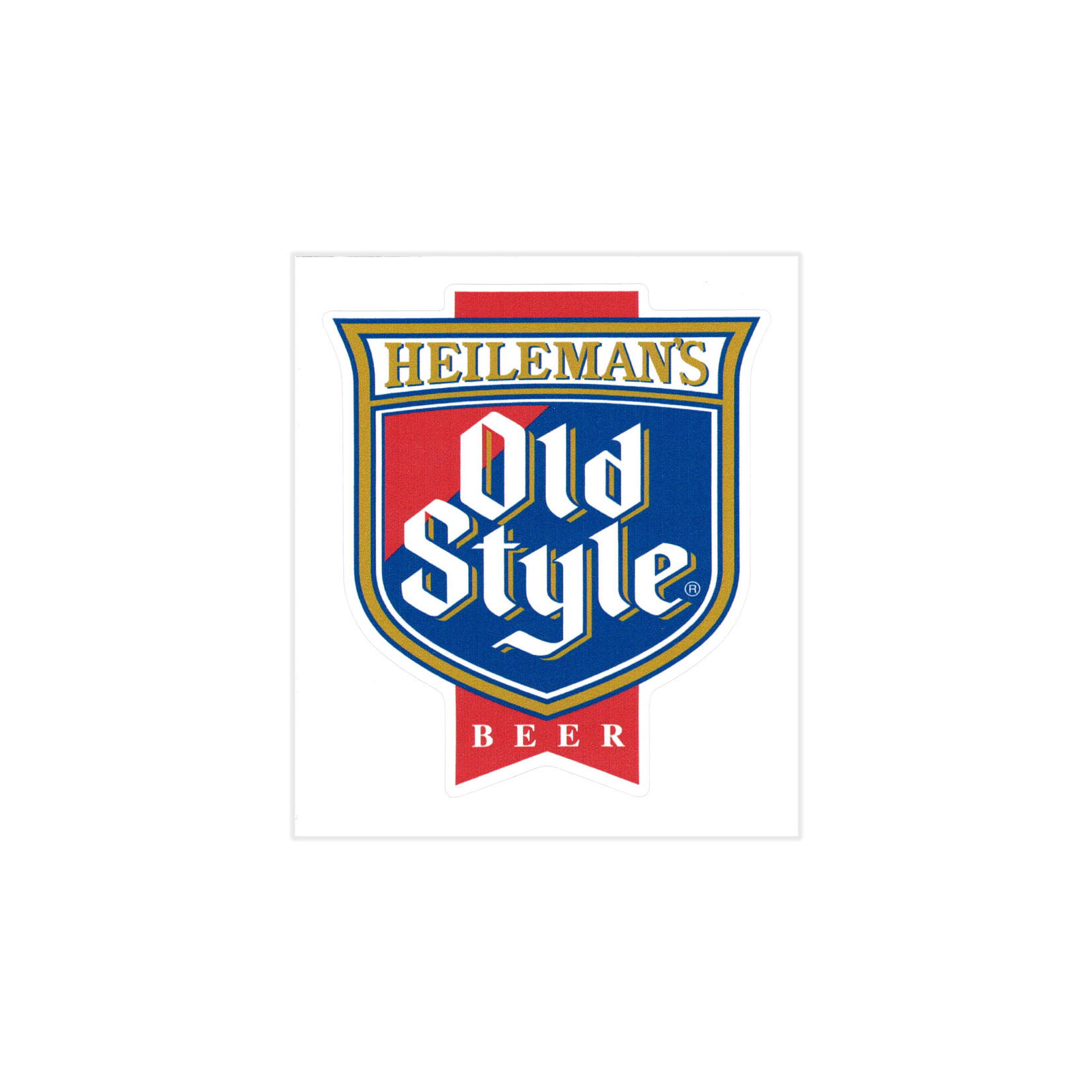 Old Style Old Style Shield Logo Sticker