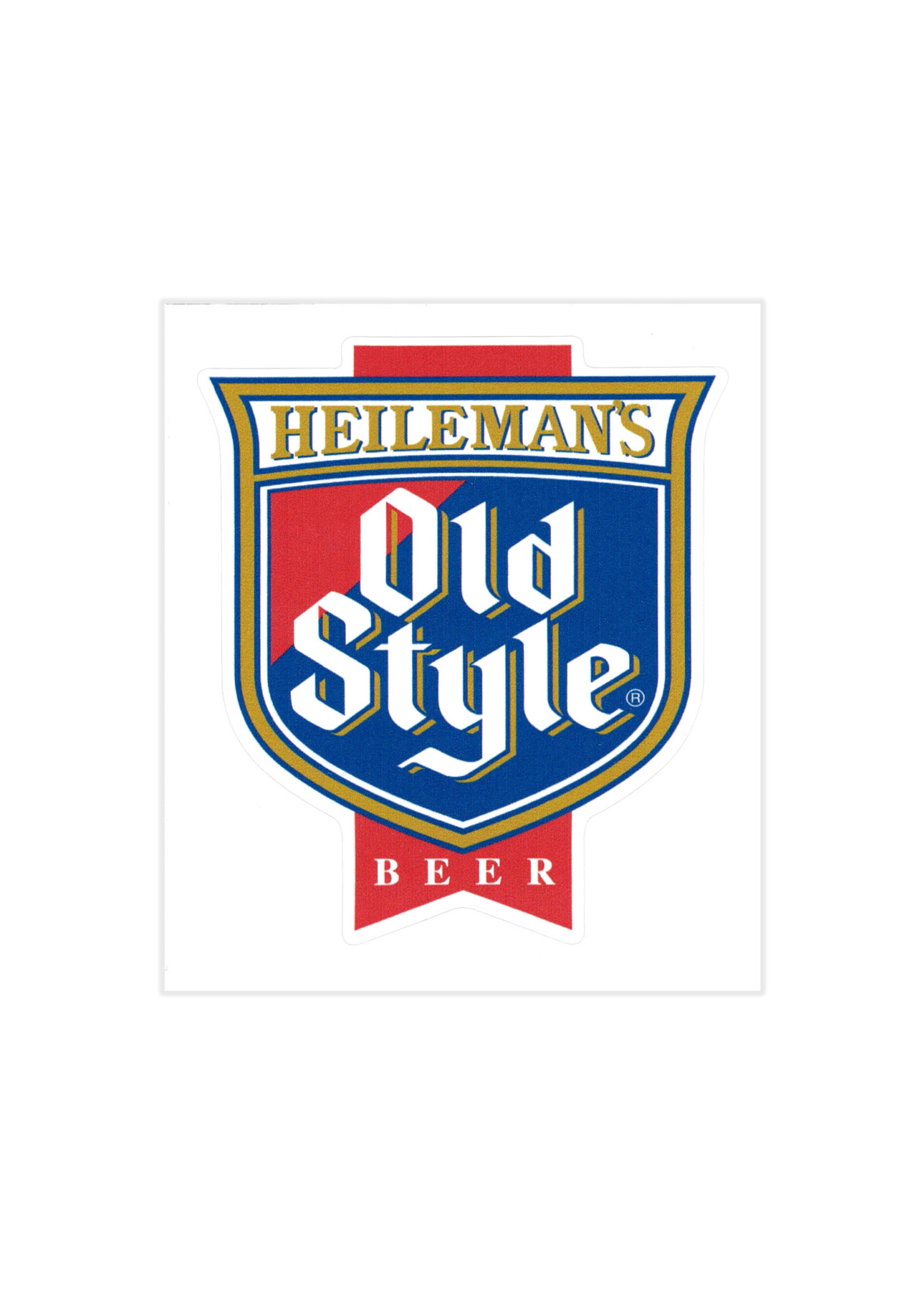 Old Style Old Style Shield Logo Sticker