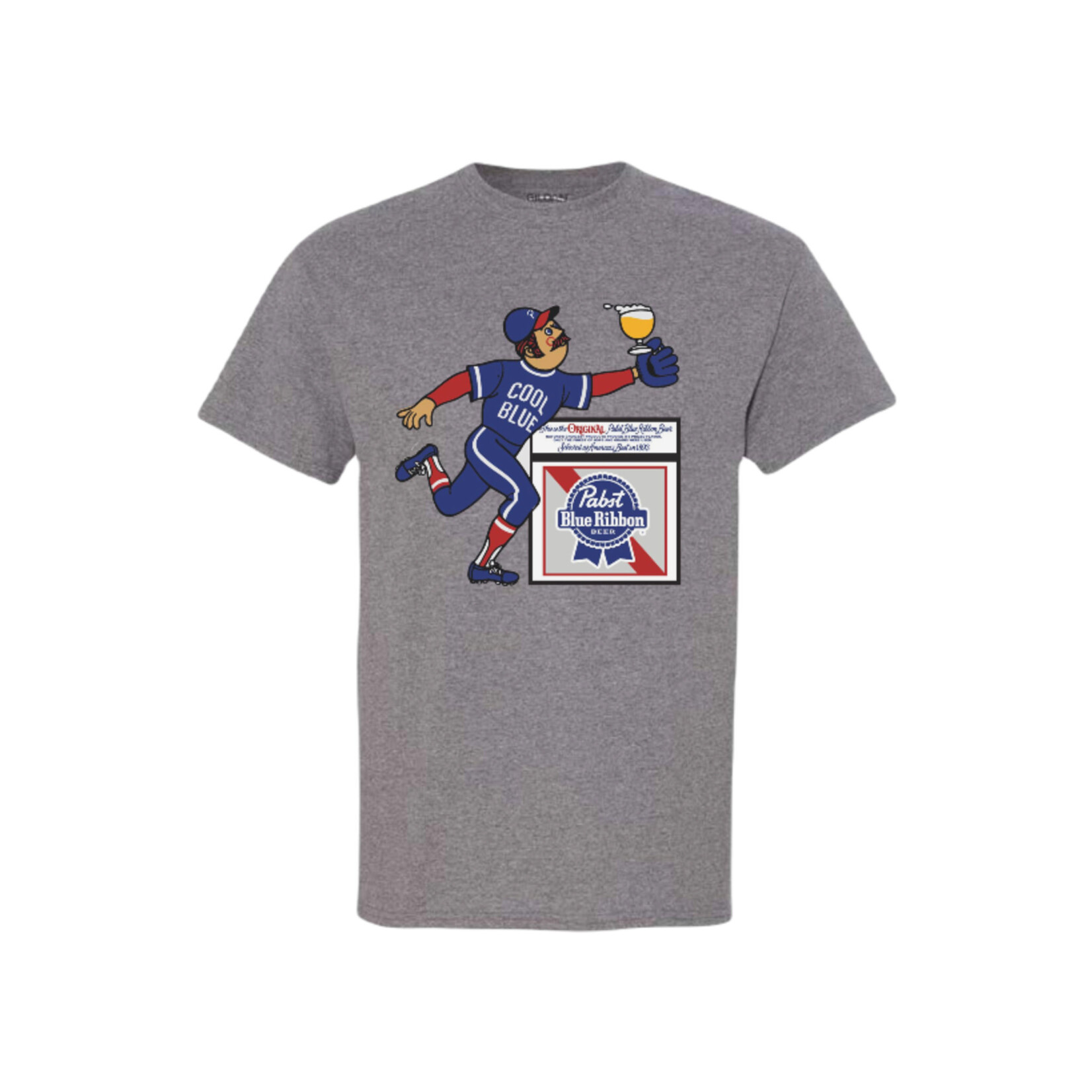 Pabst Pabst Cool Blue Baseball Tee
