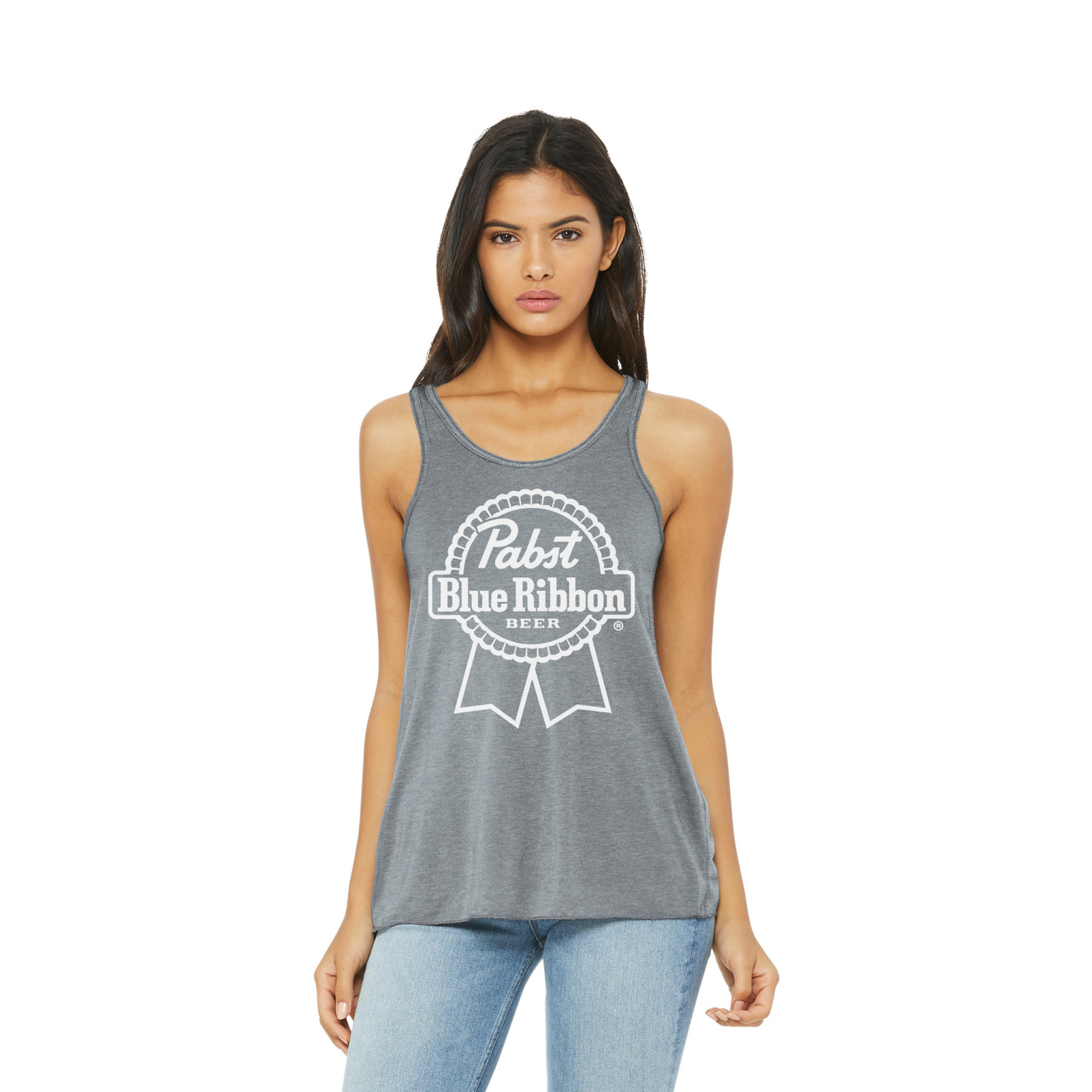 Pabst Women's Pabst Grey Ribbon Tank