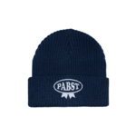 Pabst Pabst Wide Ribbon Navy Ribbed Watch Beanie