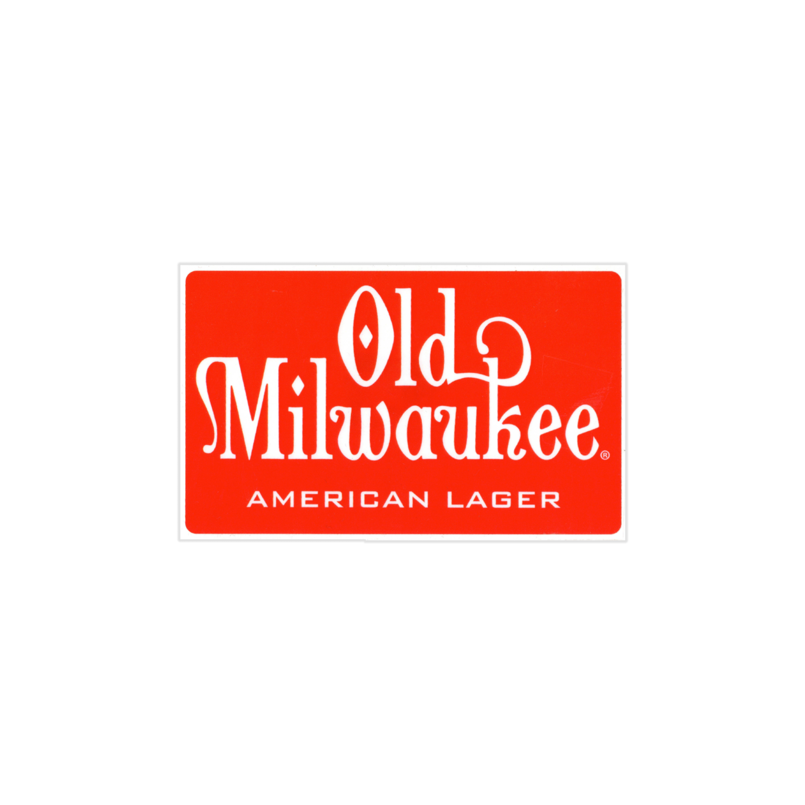 Old Milwaukee Old Milwaukee Red Sticker