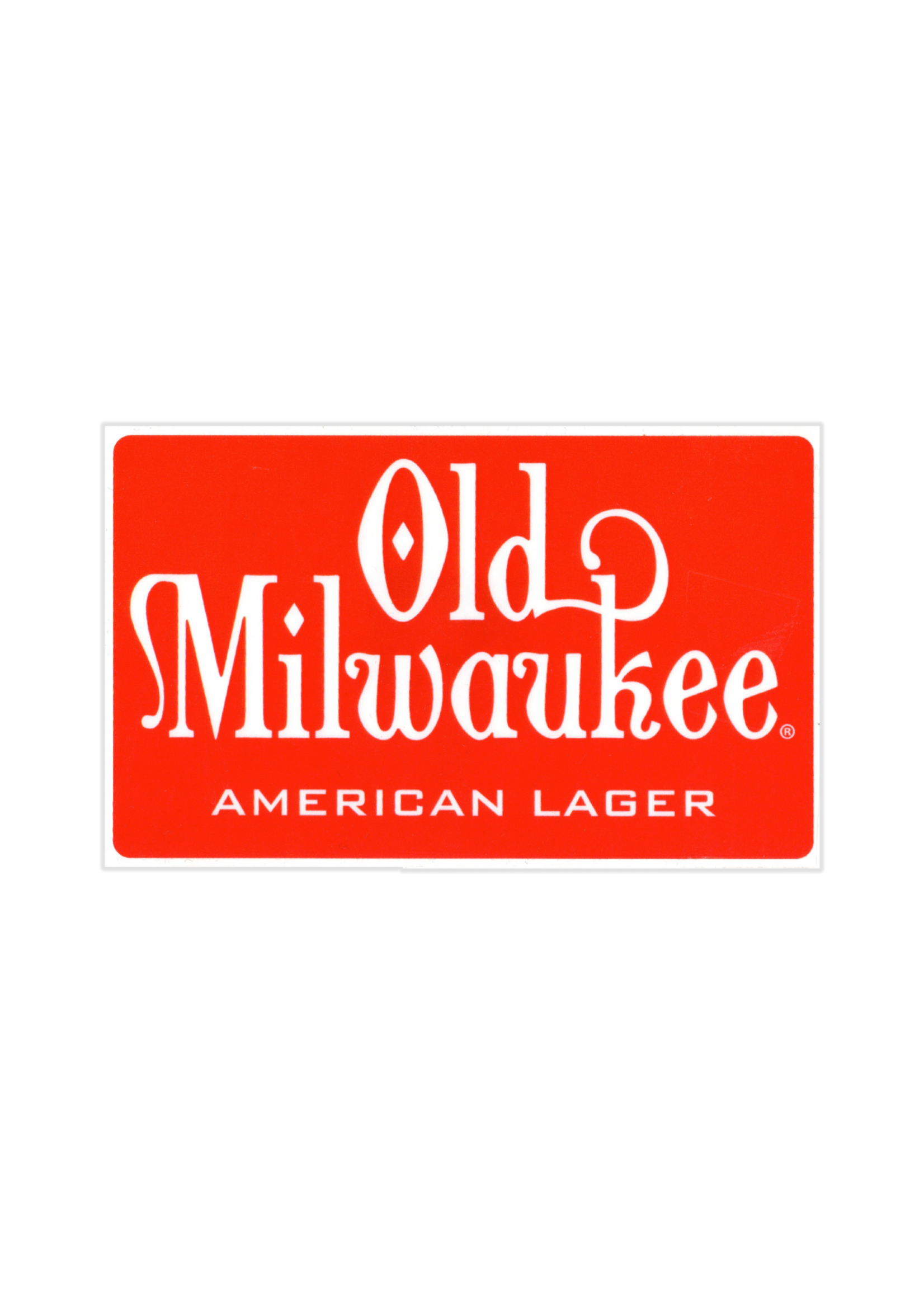 Old Milwaukee Old Milwaukee Red Sticker