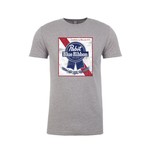 Pabst Pabst Grey Distressed Box Tee