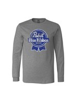 Pabst Pabst Distressed Ribbon Long Sleeve Tee
