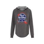 Pabst Women's Pabst Arch Charcoal Hoodie