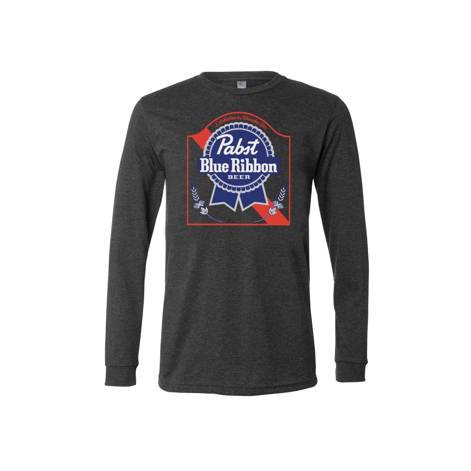 Pabst Pabst Arch Charcoal Long Sleeve Tee