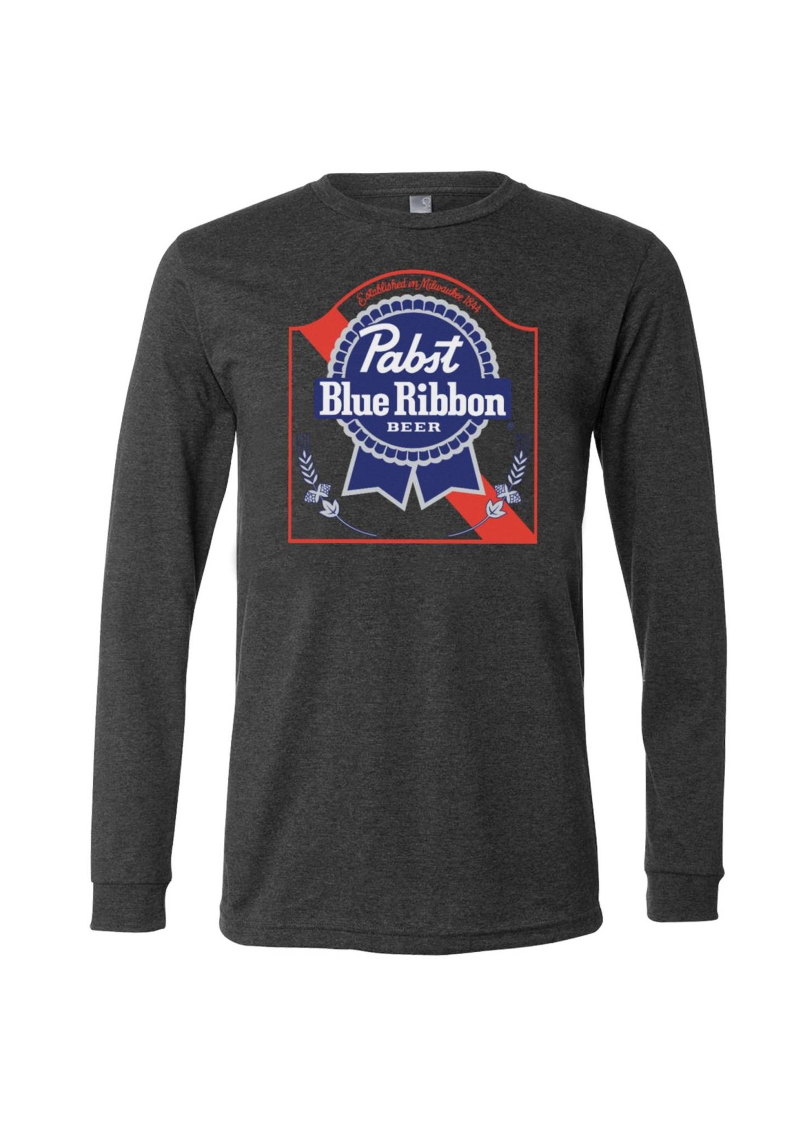 Pabst Pabst Arch Charcoal Long Sleeve Tee