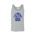 Pabst Pabst Grey Distressed Ribbon Tank