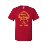Pabst Pabst Team Tee Cardinal Red/Gold