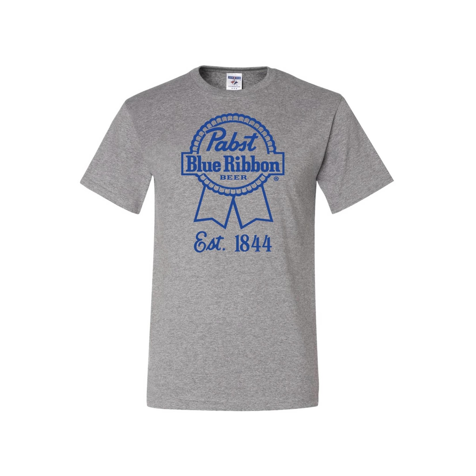 Pabst Pabst Team Tee Heather Grey/Royal Blue