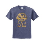 Pabst Pabst Team Tee Heather Navy/Gold