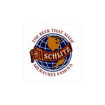 Schlitz Schlitz Globe Sticker