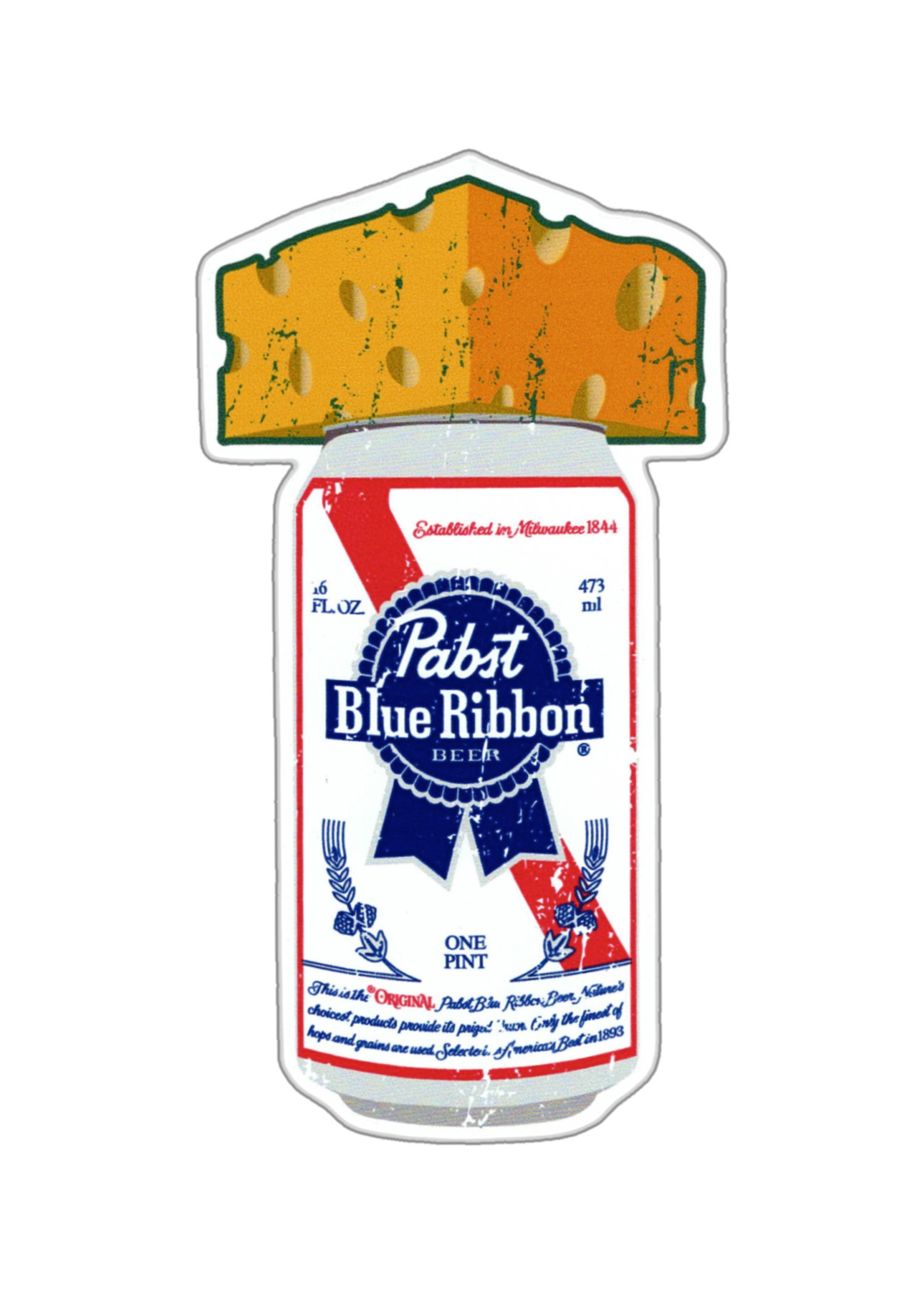 Pabst Pabst Cheesehead Magnet