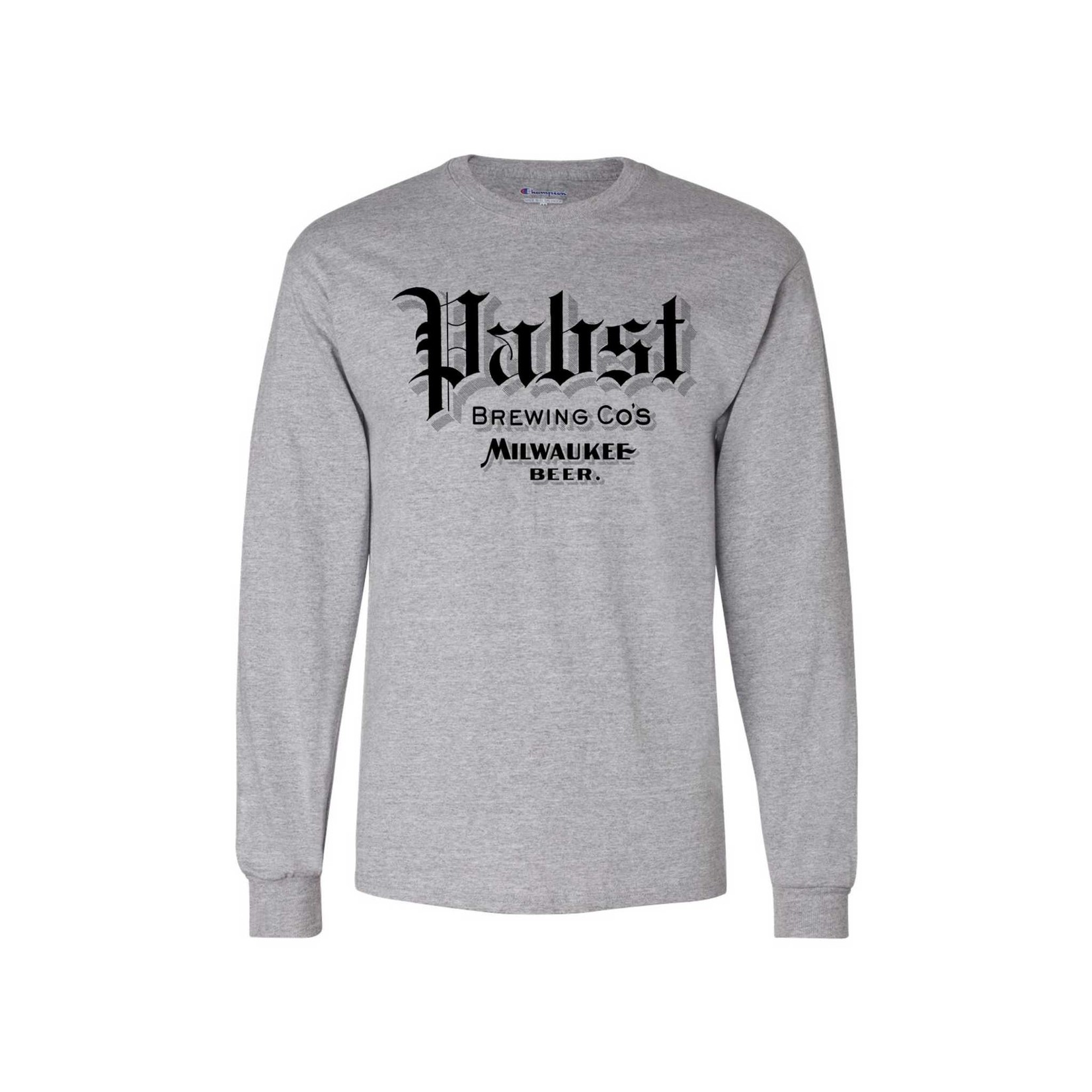Pabst Pabst Pre-Pro Grey Long Sleeve Tee