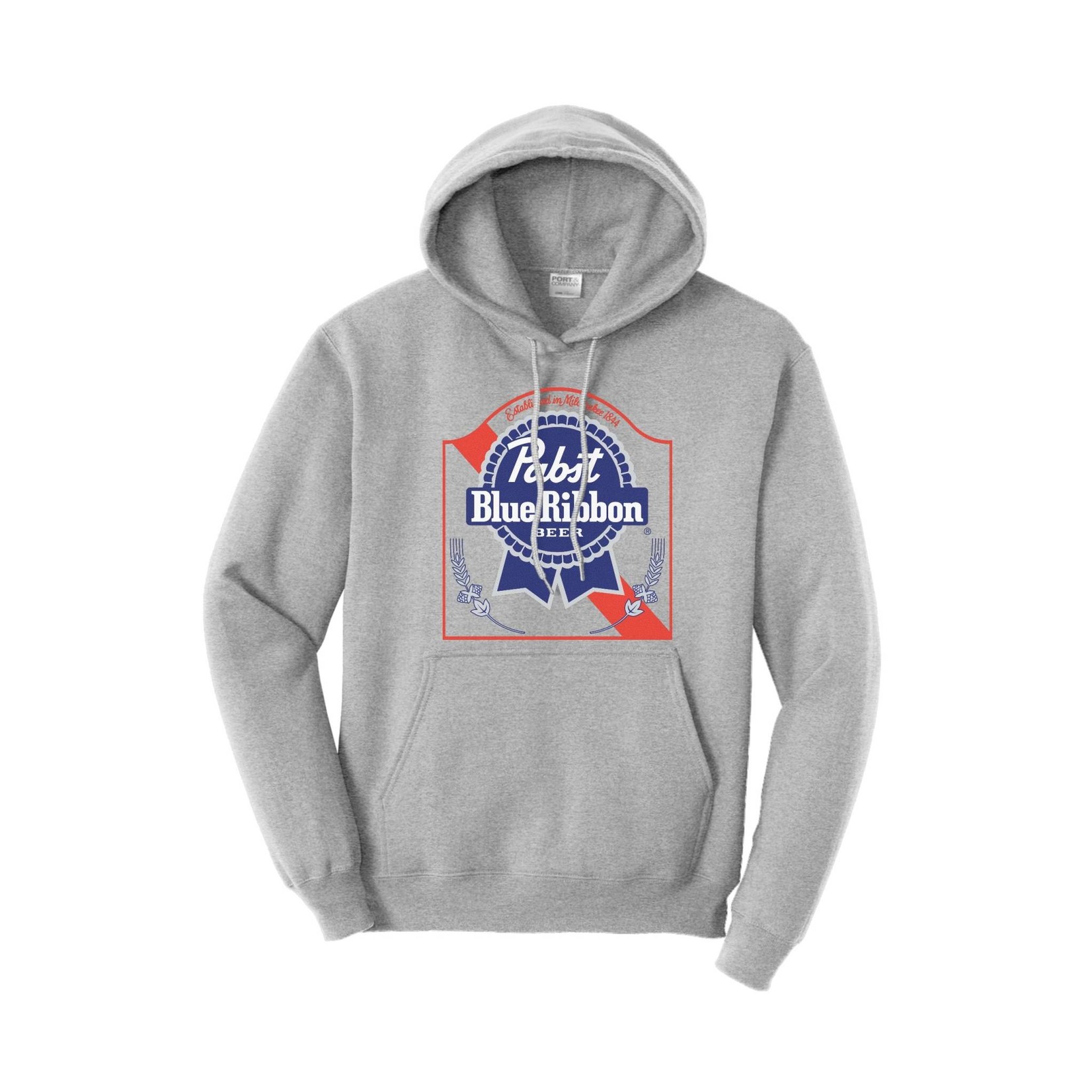 Pabst Pabst Arch Grey Hoodie