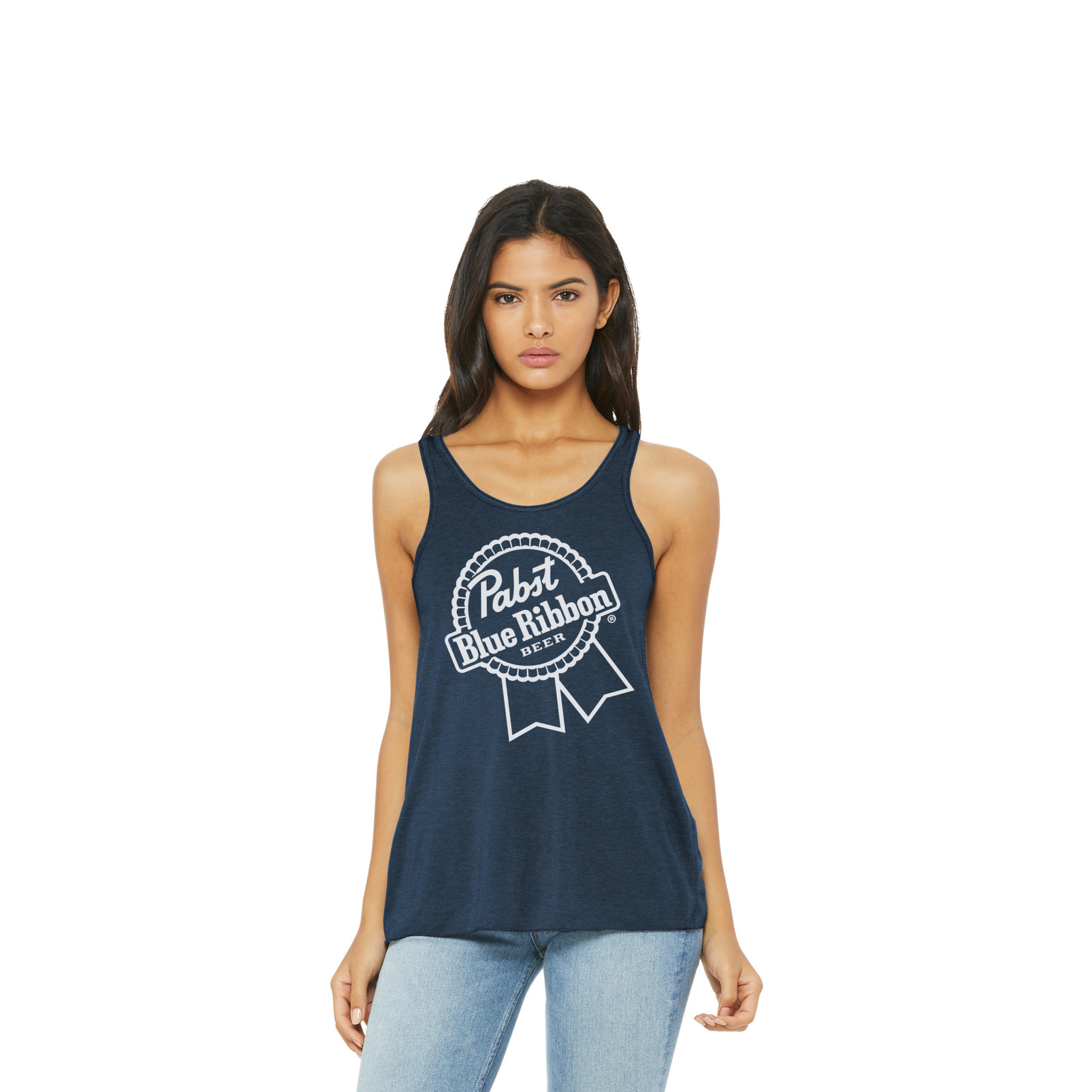 Pabst Women's Pabst Navy Ribbon Tank