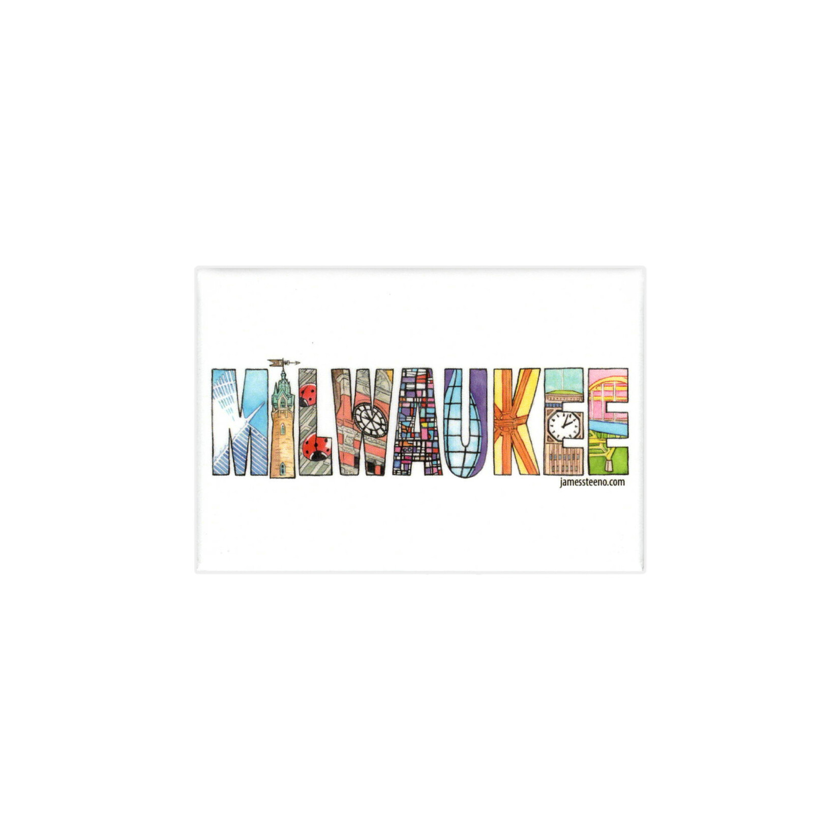 Milwaukee Letters Magnet