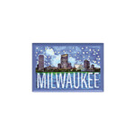 Milwaukee Night Skyline Magnet