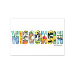 Wisconsin Letters Magnet