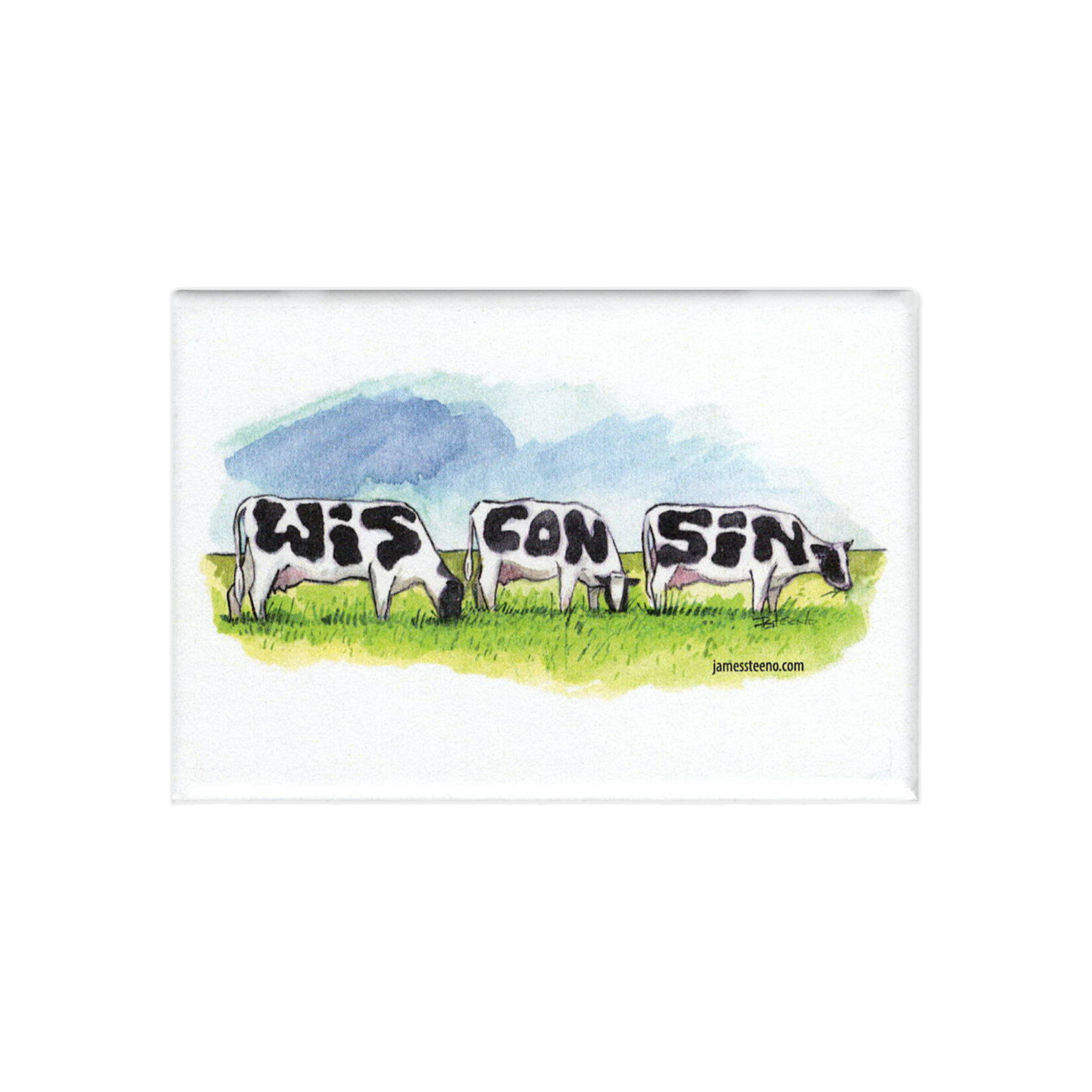 Wisconsin Cows Magnet